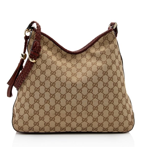 Gucci GG Canvas Marrakech Medium Hobo Online Hot Sale