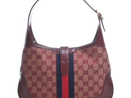 GUCCI GG Canvas Jackie 1961 Small 2WAY Shoulder Bag 636706 Bordeaux Ladies Cheap