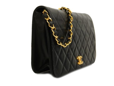 CHANEL   Matelasse Chain Shoulder Women s Leather Shoulder Bag Black Leather Shoulder Bag Black on Sale