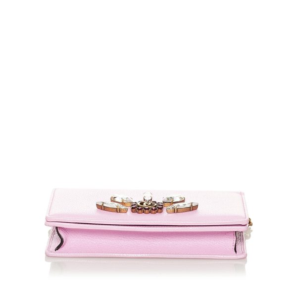 Gucci GG Marmont Embellished Wallet On Chain Online Sale