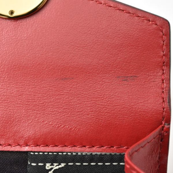 Fendi outlet FENDI trifold wallet F is IS micro 8M0395 ROSSO red For Sale