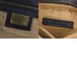 Fendi Handbag Zucca Canvas Leather Brown Gold Women s For Cheap