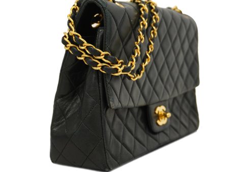 CHANEL   Matelasse Chain Shoulder Women s Leather Shoulder Bag Black Supply