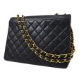 Chanel 1991-1994 Black Lambskin Maxi Straight CC Flap For Cheap