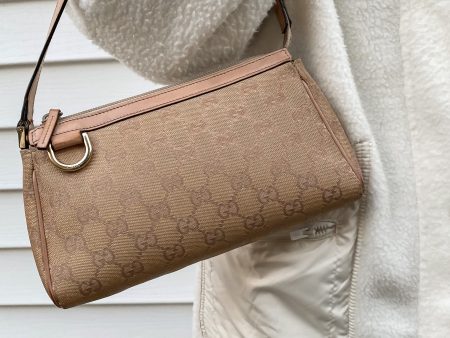 Gucci Double GG Rose Gold Pochette Discount