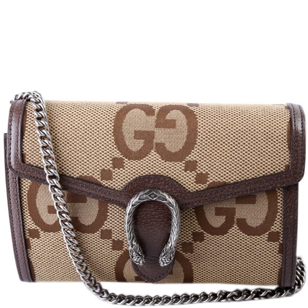 Gucci Dionysus Jumbo Gucci Canvas Mini Wallet Fashion