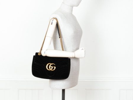 GUCCI GG Marmont Bag Medium Black Online Hot Sale