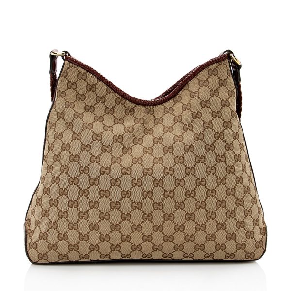 Gucci GG Canvas Marrakech Medium Hobo Online Hot Sale