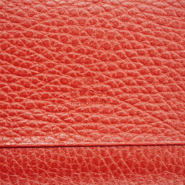 Gucci GG Marmont 474748 Leather Business Card Case Red Color For Discount