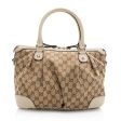 Gucci GG Canvas Sukey Top Handle Medium Satchel Online now