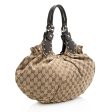 Gucci GG Canvas Studded Pelham Small Shoulder Bag on Sale