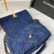 CHANEL 19 Maxi Denim Bag Large Discount