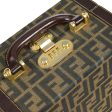 FENDI Zucca 2way Vanity Handbag Brown 66752 Online Hot Sale