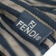 FENDI Scrunchie Pecan Other Fashion Goods Canvas Brown Black Hair Accessories Wraps Elastics For Sale