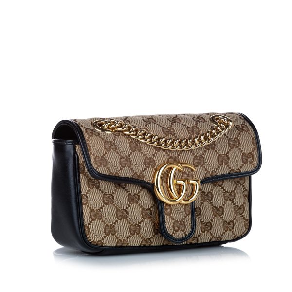 Gucci GG Canvas Marmont Crossbody Bag For Cheap