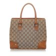 Gucci GG Canvas Nailhead Handbag Fashion