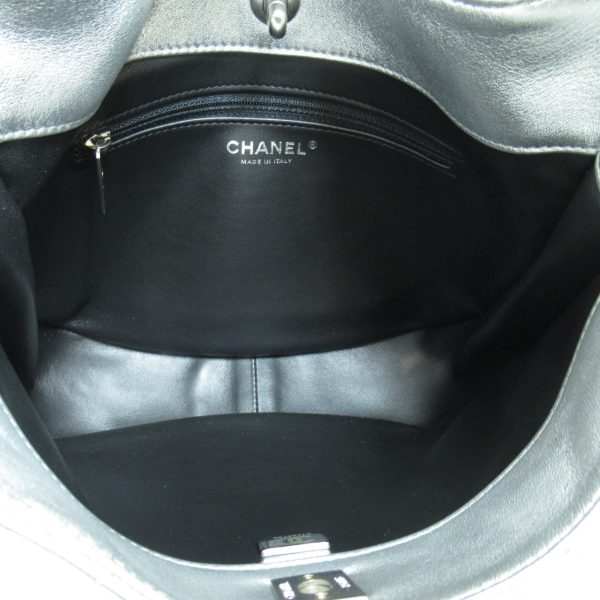 CHANEL Shoulder Bag Silver Lambskin  AS3153 Sale