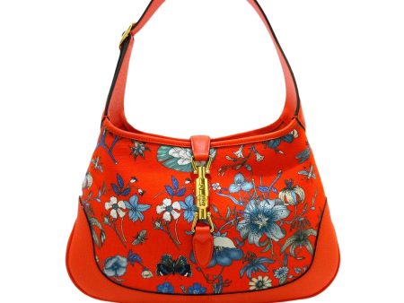 Gucci Flora New Jackie Canvas Shoulder Bag Online