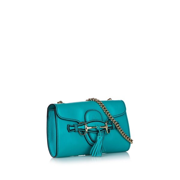 Gucci Emily Leather Crossbody Bag Online now