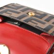 Fendi outlet FENDI trifold wallet F is IS micro 8M0395 ROSSO red For Sale