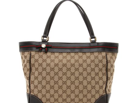 Gucci GG Canvas Mayfair Medium Tote Hot on Sale