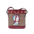 Gucci Doraemon Collaboration Mini Type Beige Red 647801 Women s PVC Calf Shoulder Bag Online