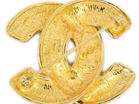 Chanel 1986-1994 Quilted CC Brooch Small 1153 Online