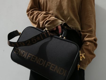 FENDI 1990s Vanity Handbag 85974 Online Hot Sale