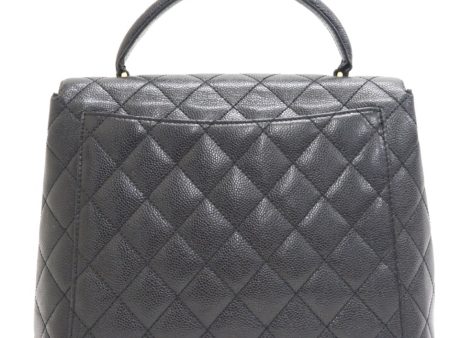 CHANEL  Matelasse Turnlock Coco Mark Handbag Black Ladies Online