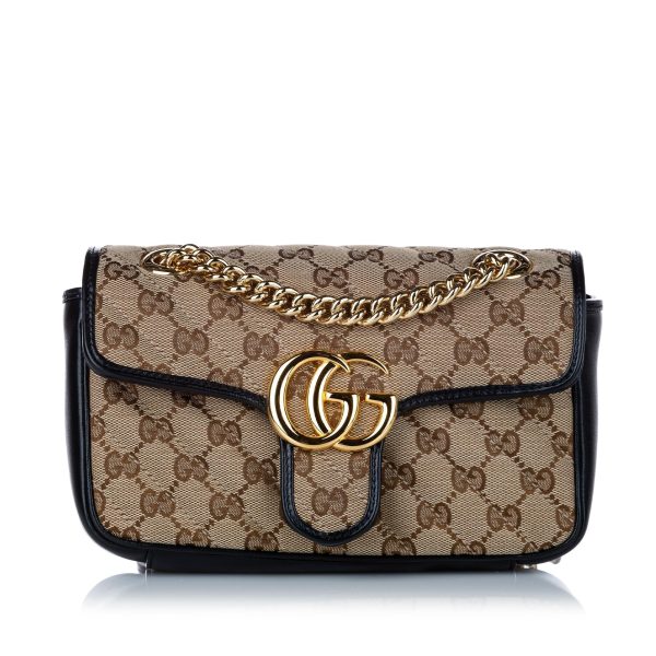 Gucci GG Canvas Marmont Crossbody Bag For Cheap