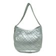 CHANEL Shoulder Bag Silver Lambskin  AS3153 Sale