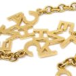 Chanel 1980s Logo Necklace Online Sale