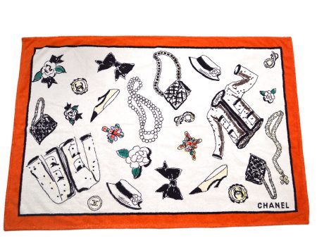 Chanel * 1994 Terry Cloth Beach Towel Online Sale