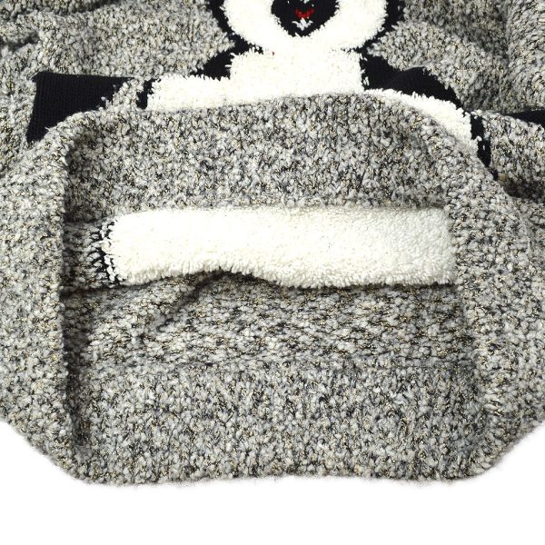 Chanel * 2007 CC penguin-motif knitted hoodie Sale