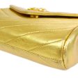 CHANEL 1991-1994 Christal & Gold CC Diagonal Evening Bag Online Hot Sale