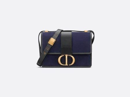 Christian Dior Bag Blue Suede Calfskin For Sale