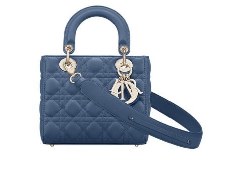 Christian  Dior Bag Denim Blue Cannage Lambskin Sale