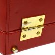 CHANEL 1986-1988 Red Lambskin Vanity handbag on Sale