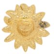 CHANEL 1986-1994 Lion Brooch Pin Gold on Sale