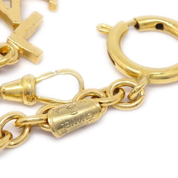 Chanel 1980s Logo Necklace Online Sale