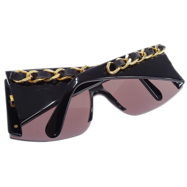 Chanel 1992 Fall Runway Chain Shield Sunglasses Online Hot Sale