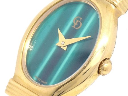 Christian Dior Quartz Watch Gold Plated ao31832 For Sale