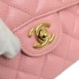 CHANEL * 2004-2005 Classic Square Flap 17 Pink Caviar Online Sale