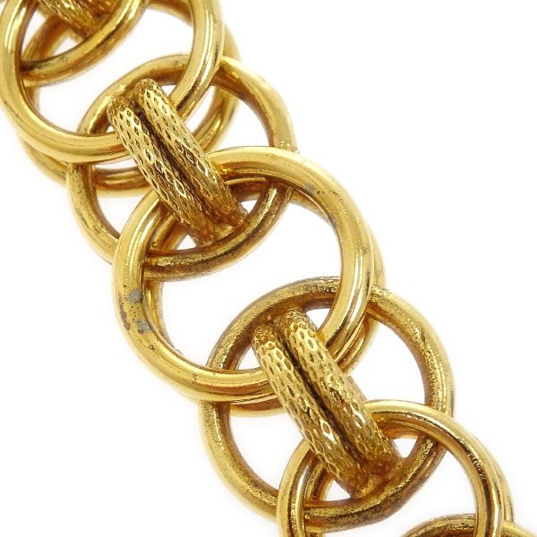 Chanel 1986-1994 Gold CC Necklace Online