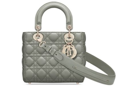 Christian  Dior Bag Gray Cannage Lambskin For Cheap