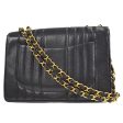 Chanel 1991-1994 Vertical Classic Flap Jumbo Black Caviar Cheap