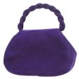 CHANEL * 1996-1997 Handbag Purple Suede Online Sale