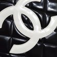 CHANEL * 1995 Black Patent Leather Heart Top Handle Bag Supply