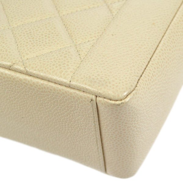 CHANEL * 1996-1997 Tall Diana Flap Medium Ivory Caviar Discount