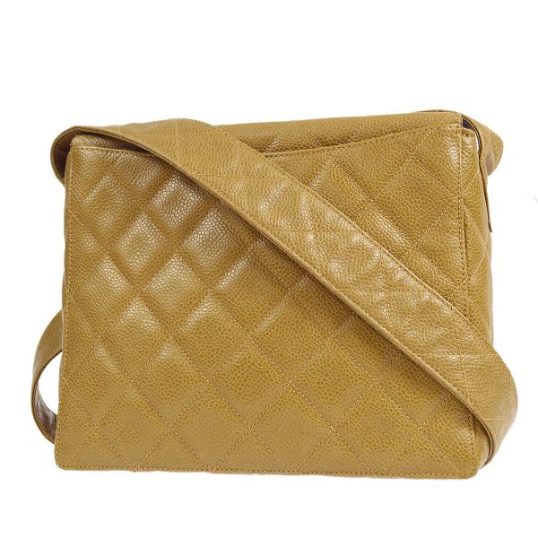 CHANEL * 1996-1997 Flap Box Vanity Shoulder Bag Small Beige Caviar Online